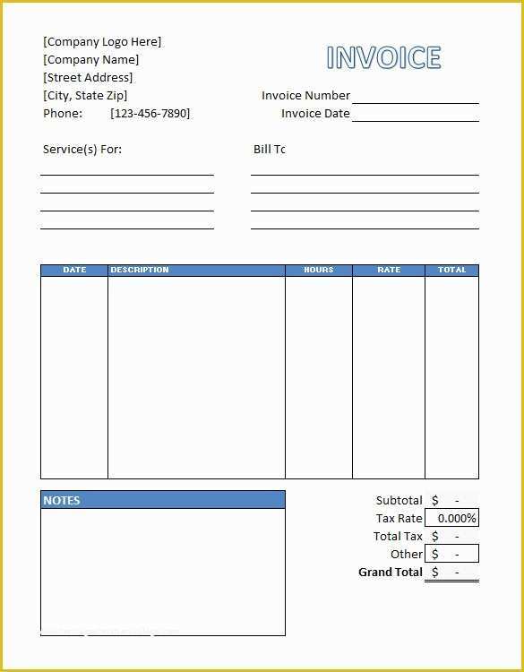 Free Service Invoice Template Download Of Microsoft Invoice Template – 36 Free Word Excel Pdf