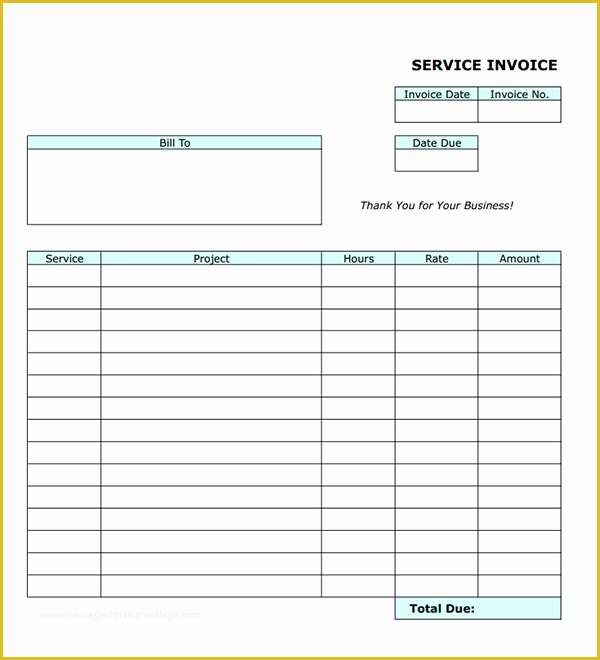 Free Service Invoice Template Excel Of Service Invoice 33 Download Documents In Pdf Word