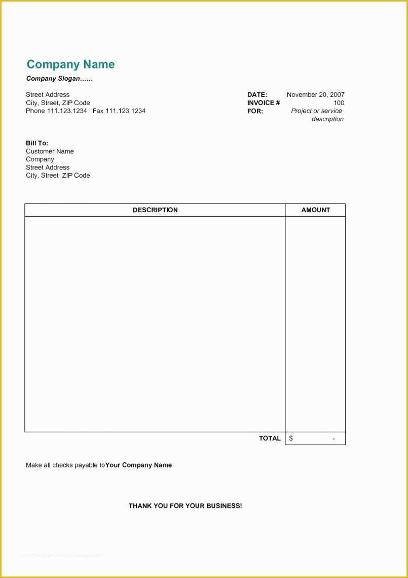 Free Service Invoice Template Open Office Of Awesome Free Invoice Template for Open Fice Templates
