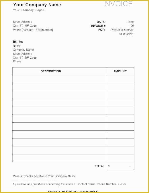 Free Service Invoice Template Open Office Of Invoice Template Open Office Free – Kinumakiub