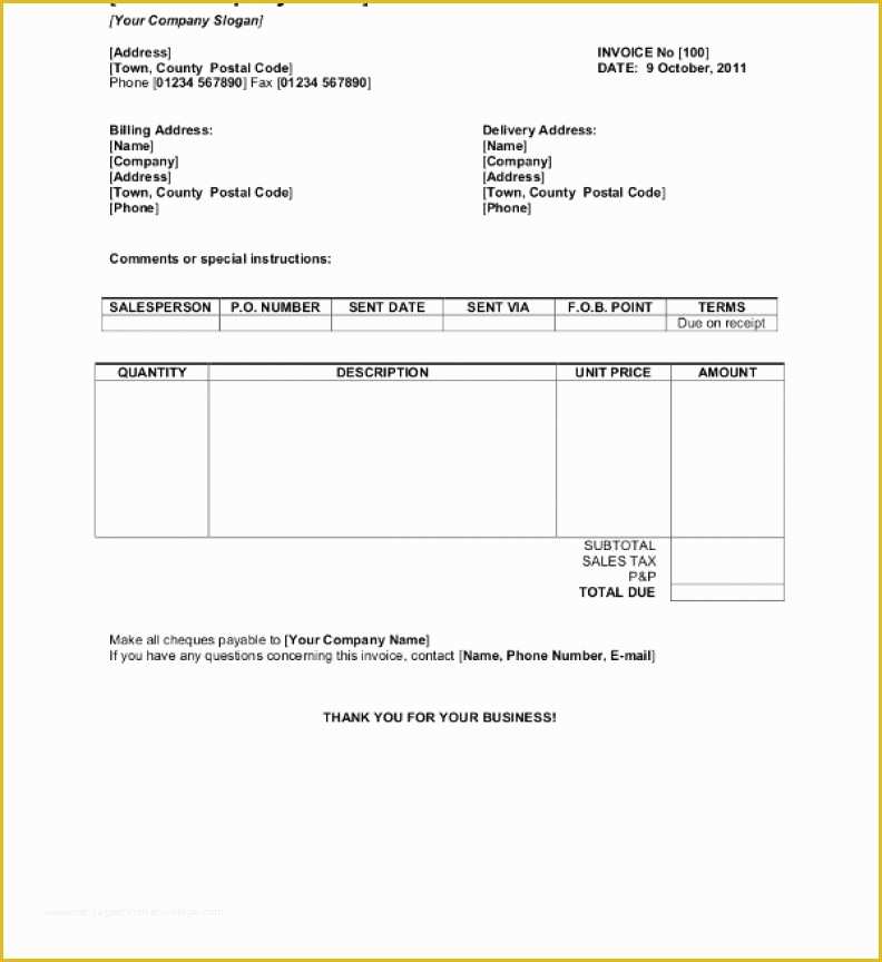 Free Service Invoice Template Open Office Of Open Fice Templates Invoice Free Service Template Resume