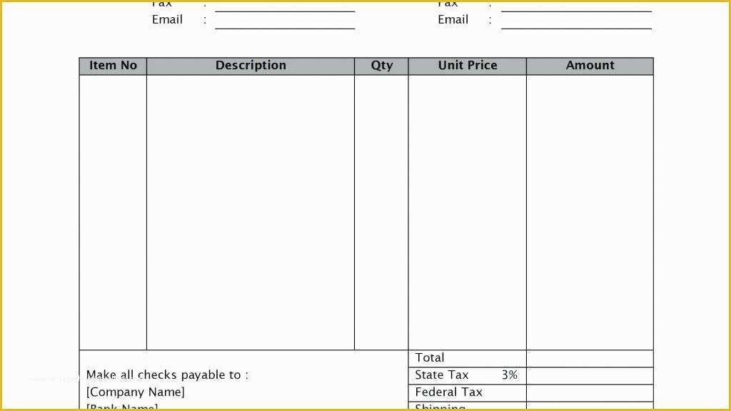40 Free Service Invoice Template Open Office