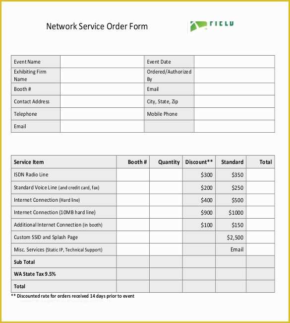 Free Service order Template Of 18 Service order Templates – Free Sample Example format