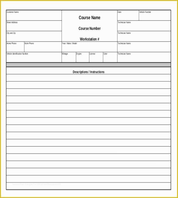Free Service order Template Of 28 Blank order Templates – Free Sample Example format