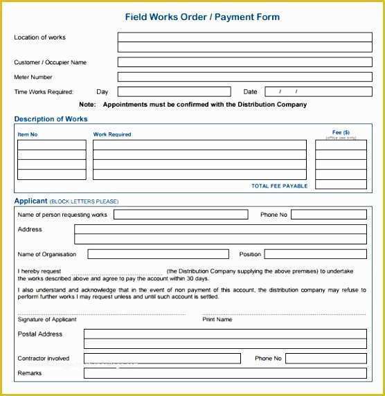 Free Service order Template Of 9 Production order form Template Ueapp