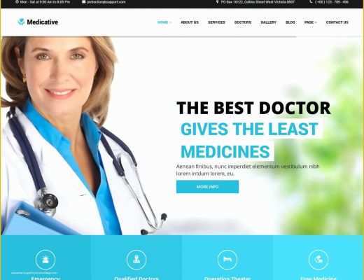 Free Service Website Templates Of 20 Best Medical Hospital and Clinic Website Templates