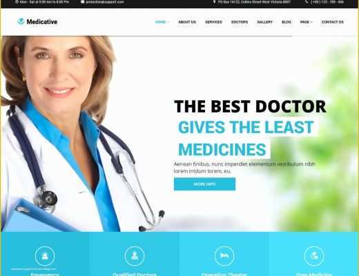 Free Service Website Templates Of 20 Best Medical Hospital and Clinic Website Templates