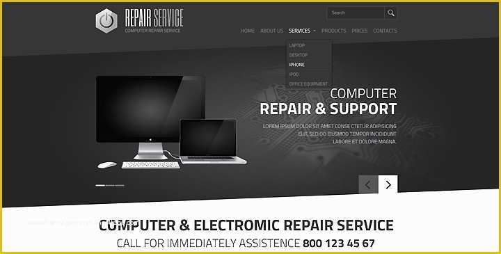 Free Service Website Templates Of 5 top Ranked Puter Repair Website Templates