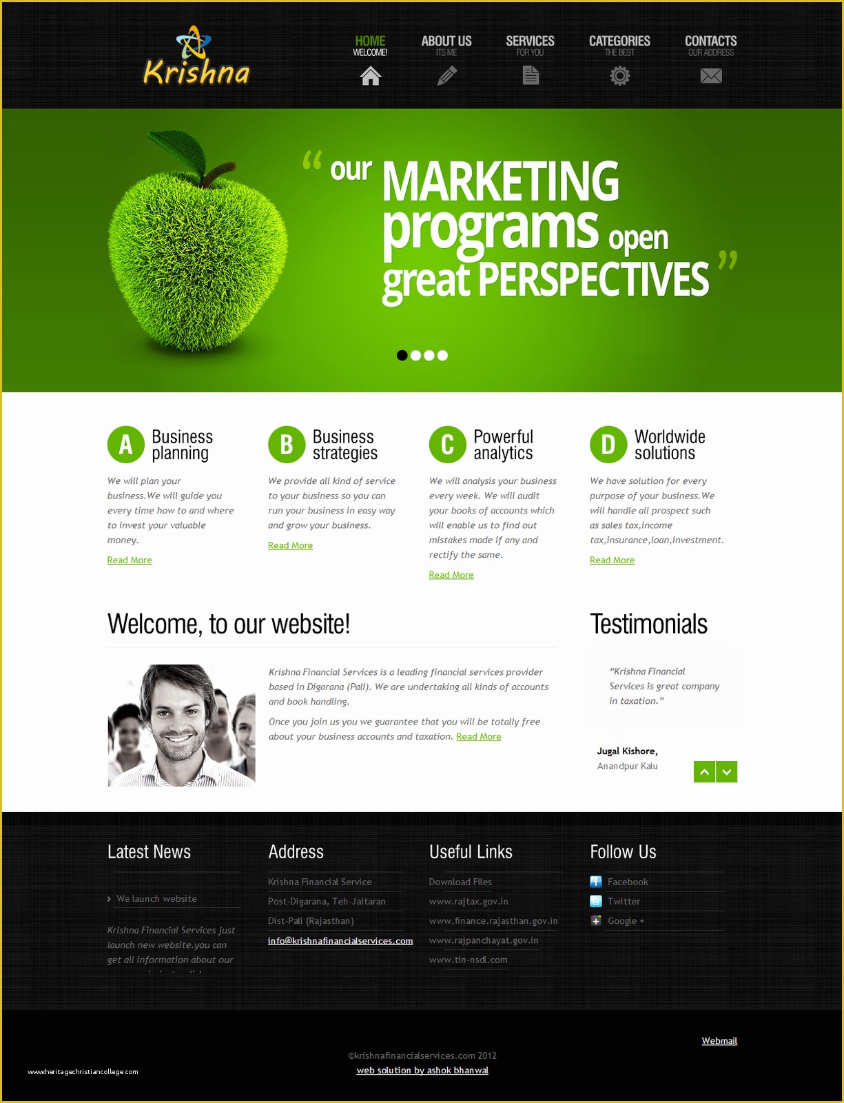 Free Service Website Templates Of Website Templates