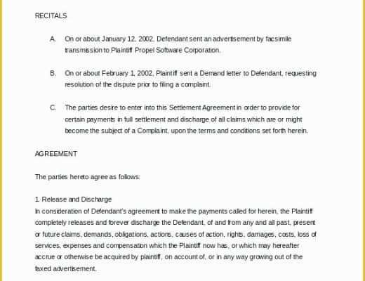 Free Settlement Statement Template Of Free Settlement Statement Template Settlement Letter