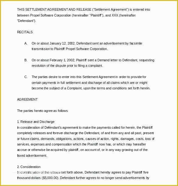 49 Free Settlement Statement Template