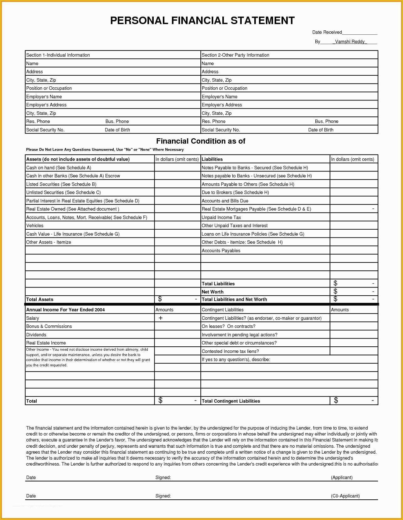 Free Settlement Statement Template Of Real Estate Settlement Statement form