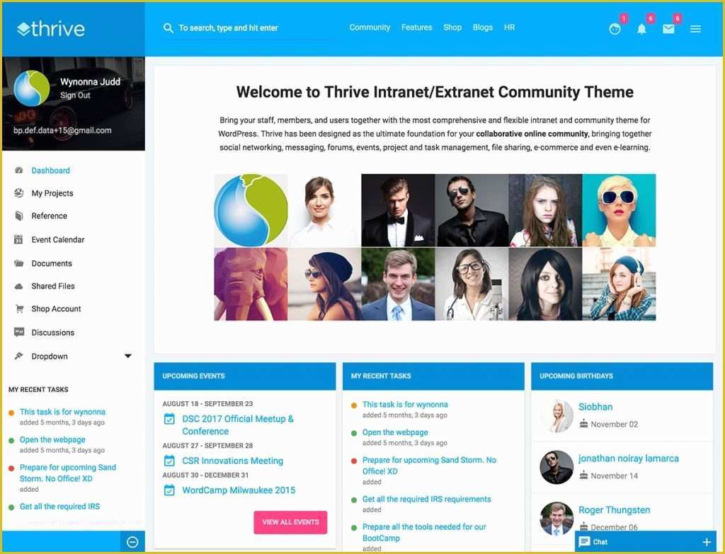Free Sharepoint Hr Template Of Best Intranet Wordpress themes 2018 Fro Intranet Website