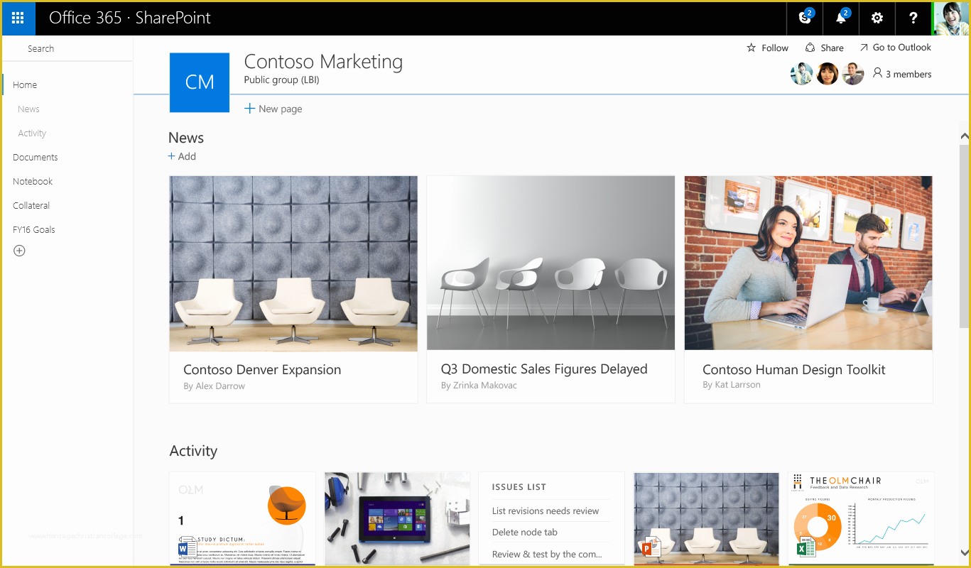Free Sharepoint Site Templates Of Chris O Brien Overview Of the New Point – Modern