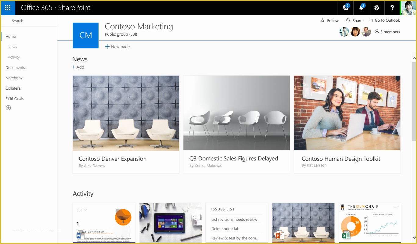 Free Sharepoint Site Templates Of Find The Best Point Intranet Templates Collab365