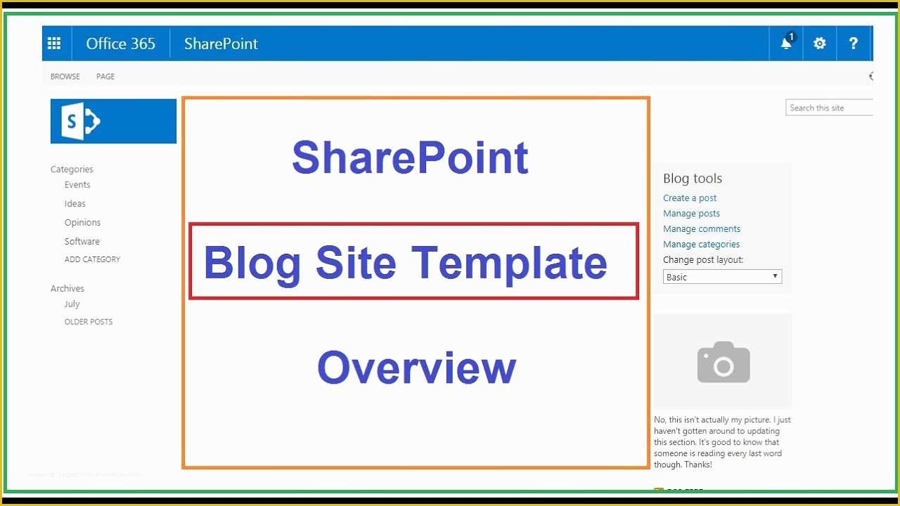 Free Sharepoint Site Templates Of Point Site Template Blog Site Template Overview
