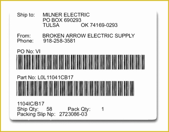 Free Shipping Label Template Of 7 Shipping Label Template Excel Pdf formats