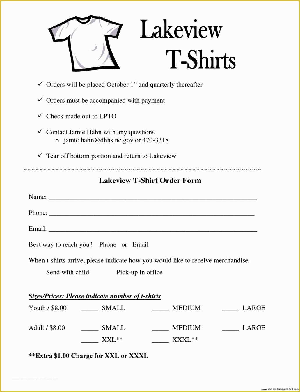 Free Shirt order form Template Of 8 Free T Shirt order form Template Utipz
