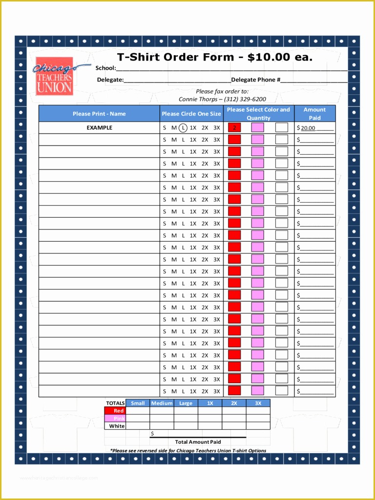 Free Shirt order form Template Of T Shirt order form 6 Free Templates In Pdf Word Excel