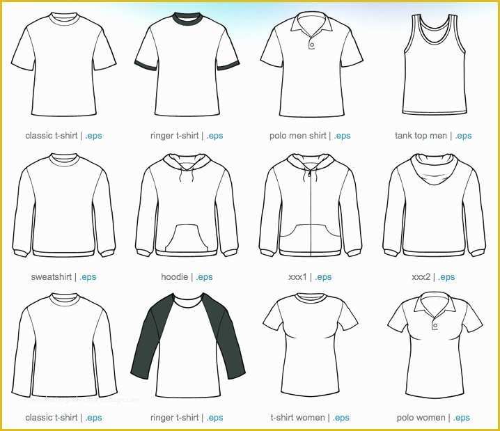 Free Shirt Templates Of 16 Free Apparel Templates for Designers
