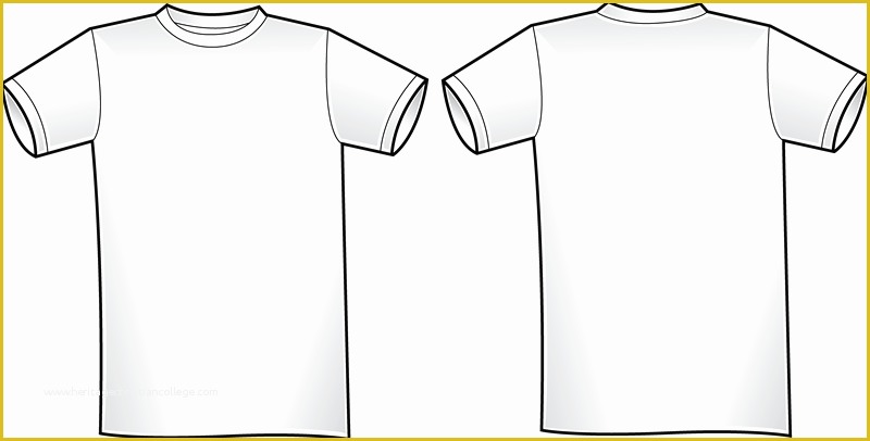 Free Shirt Templates Of 2 Free Blank Shirt Templates Vector