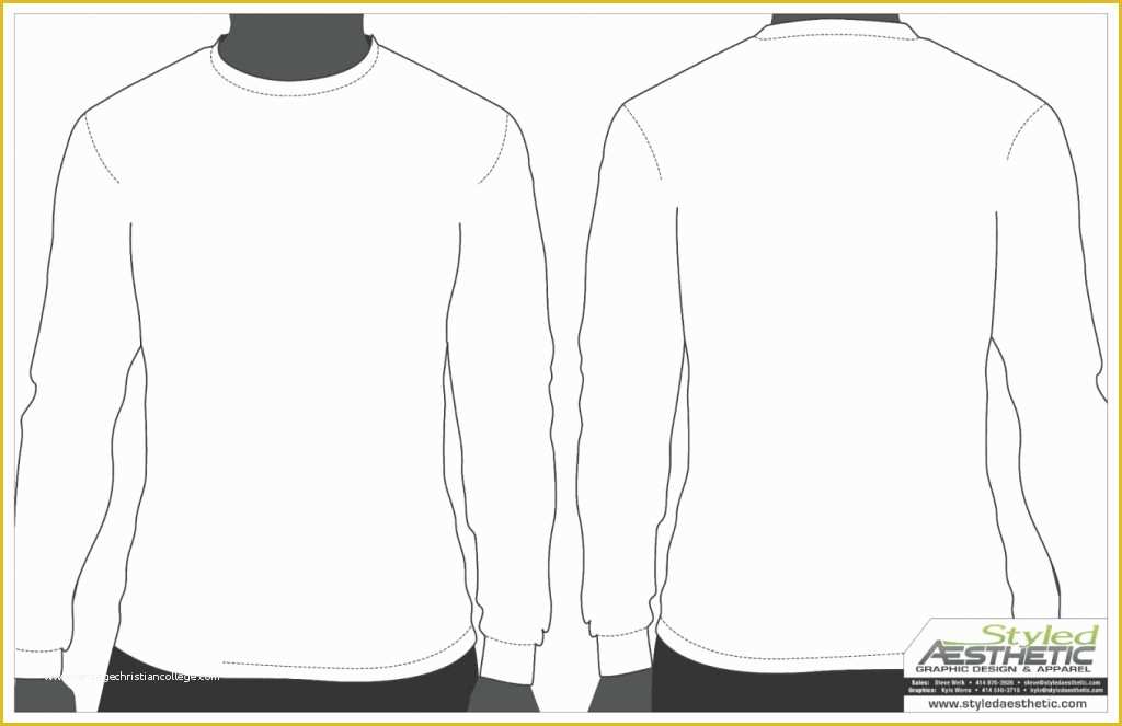 Free Shirt Templates Of Blank Long Sleeve Shirt Template Invitation Template