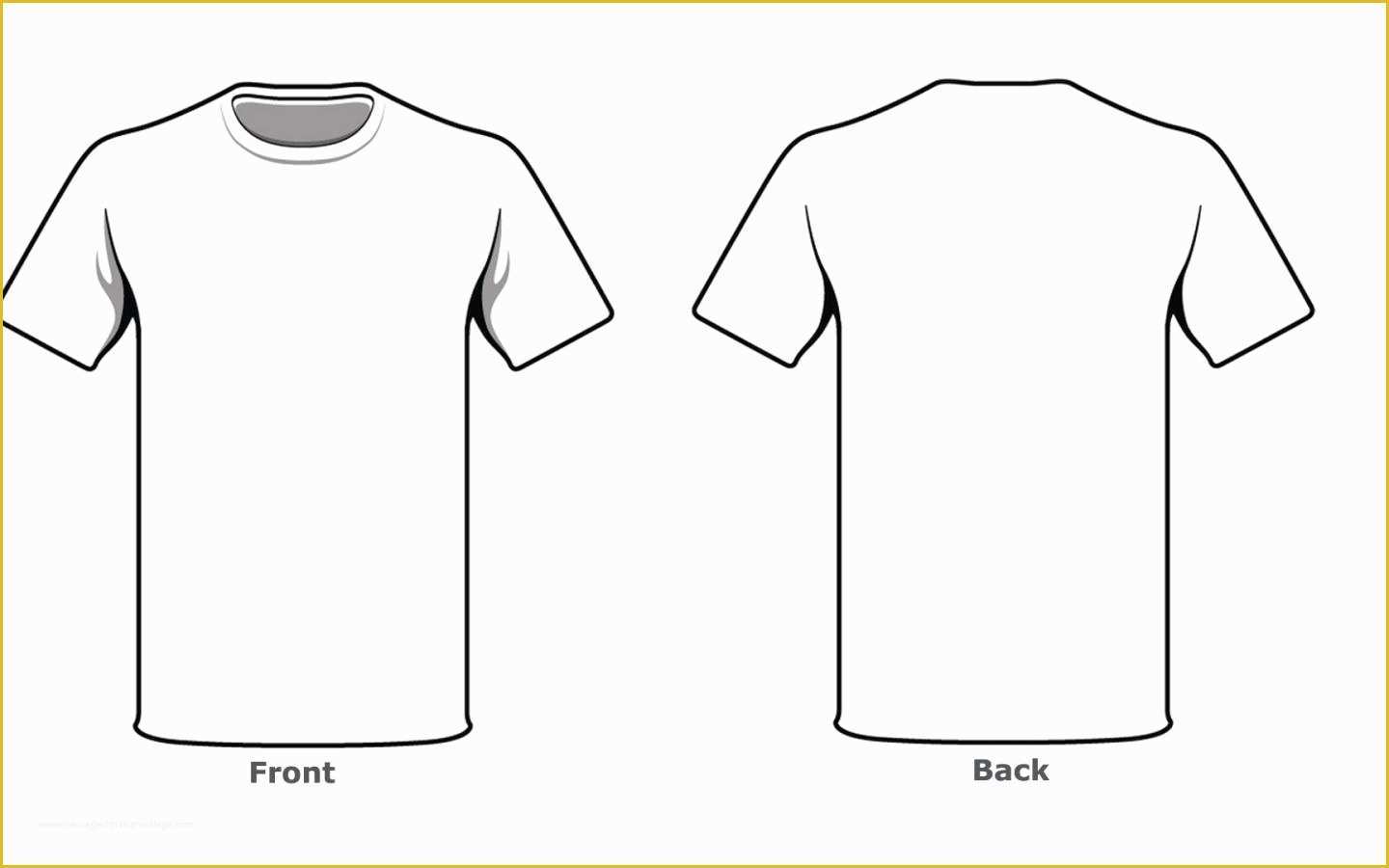 Free Shirt Templates Of Blank Tshirt Template Front Back Side In High Resolution