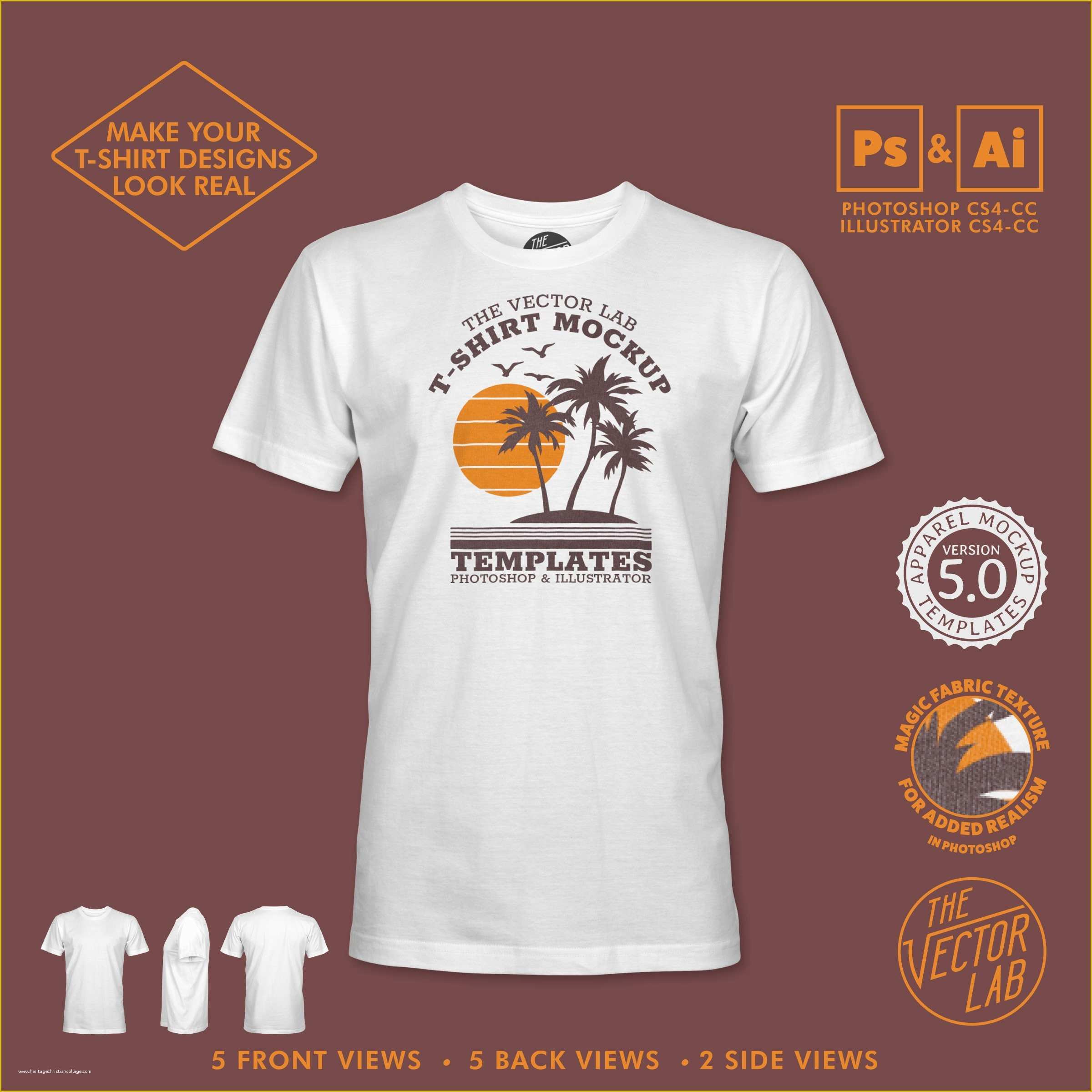 Free Shirt Templates Of Men S T Shirt Mockup Templates Version 5 0 thevectorlab