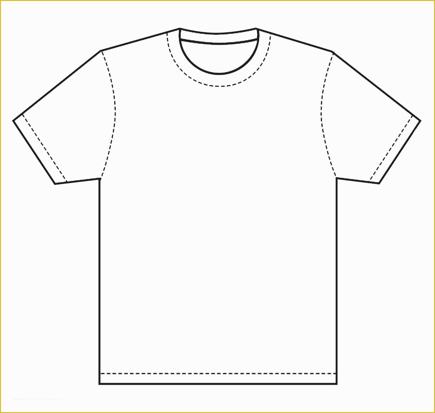 Free Shirt Templates Of T Shirt Template