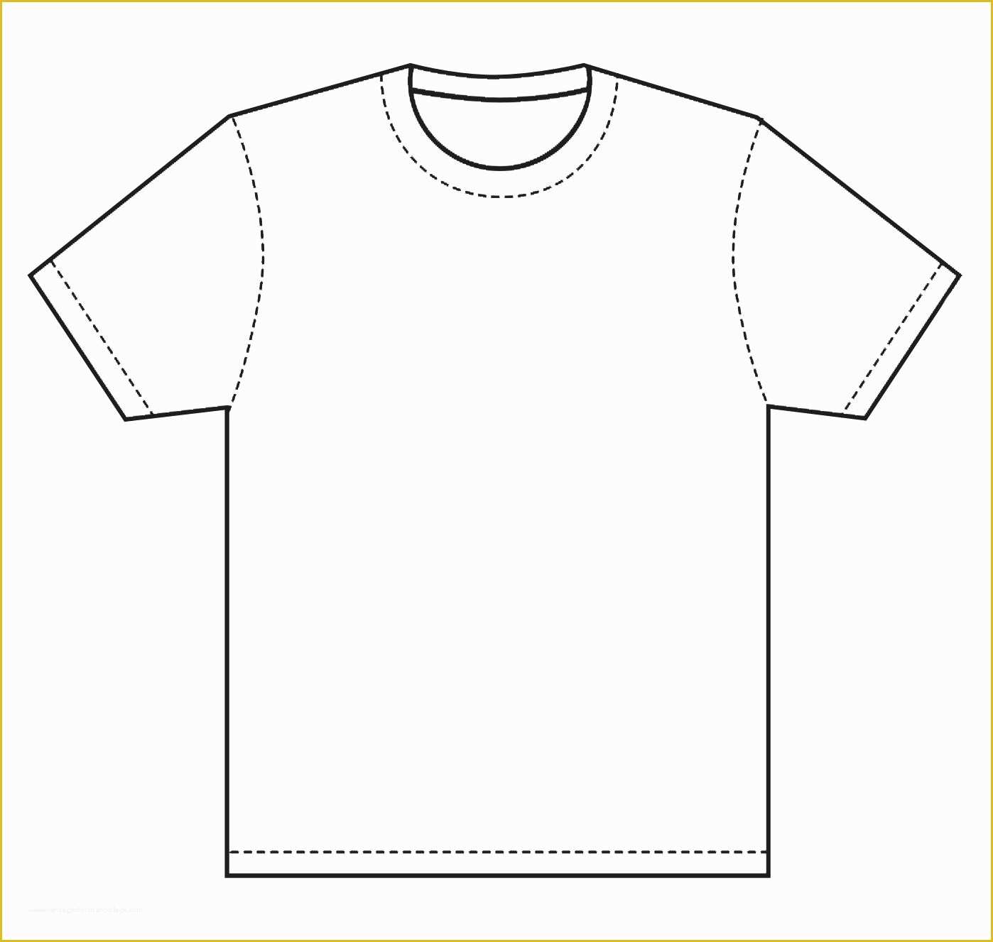 Free Shirt Templates Of Free Blank T Shirt Outline Download Free Clip ...