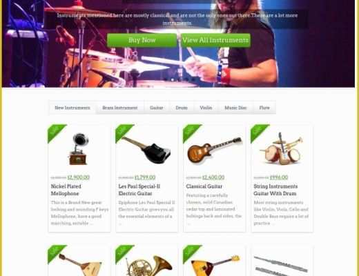 Free Shopify Templates Of 8 Music Shopify themes &amp; Templates