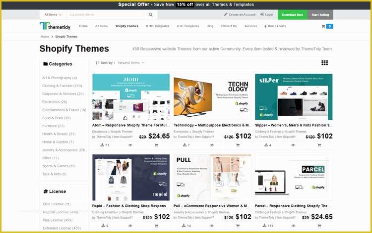 Free Shopify Templates Of Best Free &amp; Premium Shopify Templates Download From theme