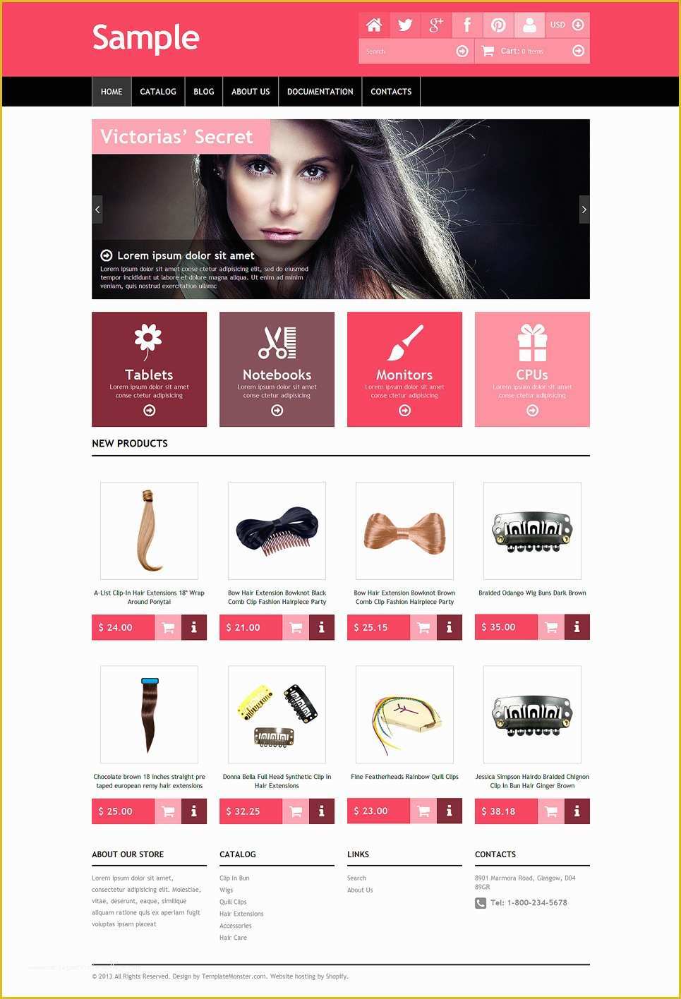 Free Shopify Templates Of Free Sample Shopify Template