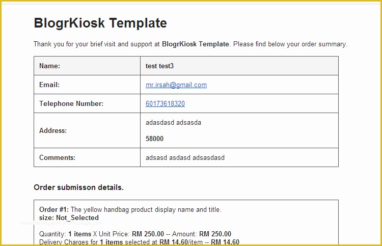 Free Shopping Cart Template for Blogspot Of Announcing New Simplified E Mail Invoice Send order
