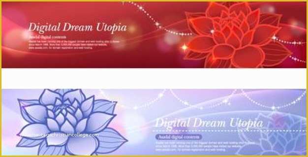 Free Sign Design Templates Of Lotus Flowers Banner Design Templates Vector