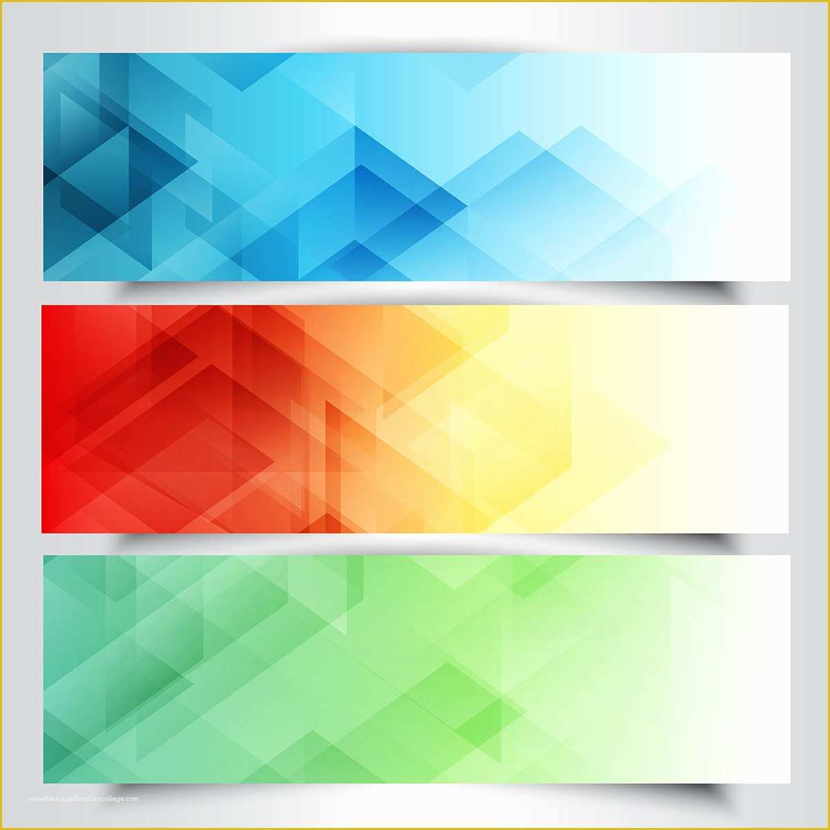Free Sign Design Templates Of Modern Banners with Abstract Design Download Free Vector