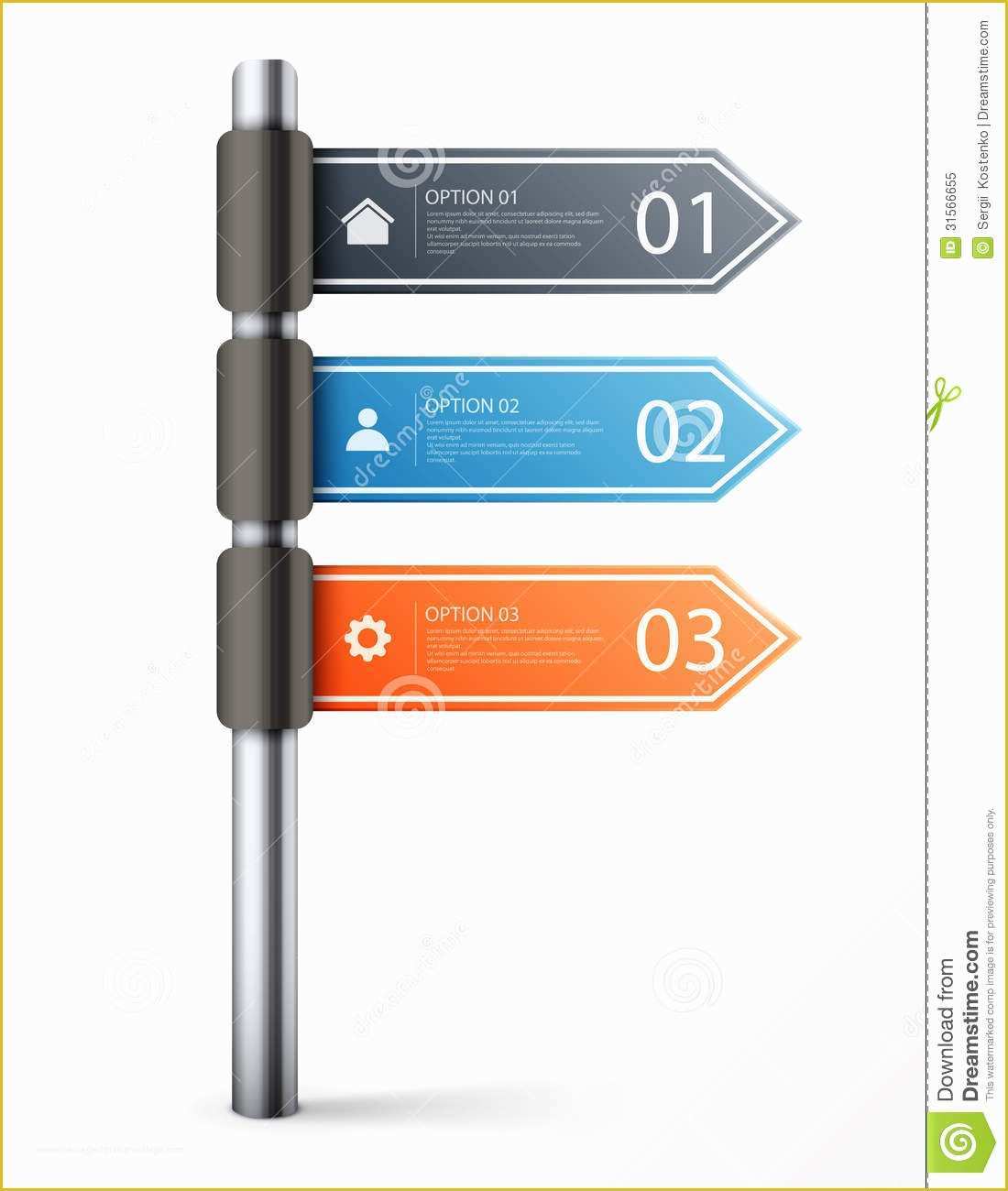 Free Sign Design Templates Of Modern Road Sign Design Template for Infographics Stock