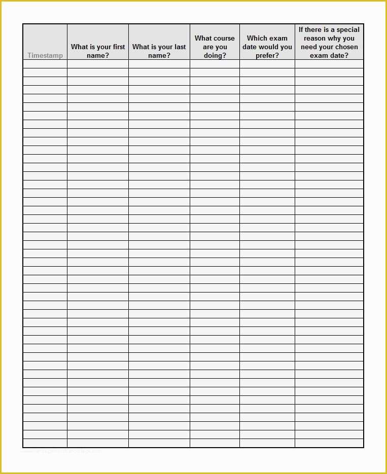 Free Sign In Sheet Template Of 40 Sign Up Sheet Sign In Sheet Templates Word & Excel