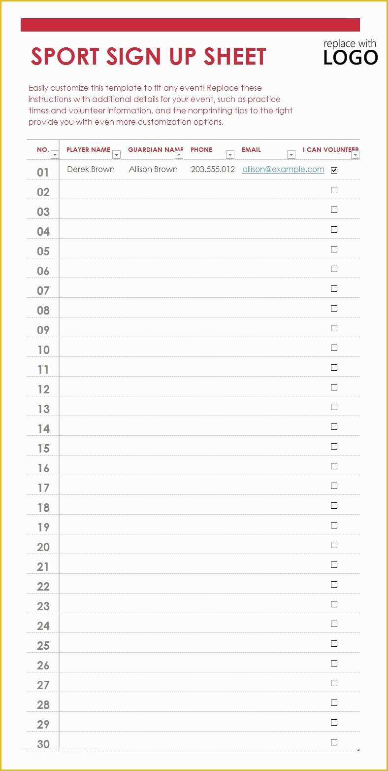 Free Sign In Sheet Template Of 40 Sign Up Sheet Sign In Sheet Templates Word & Excel