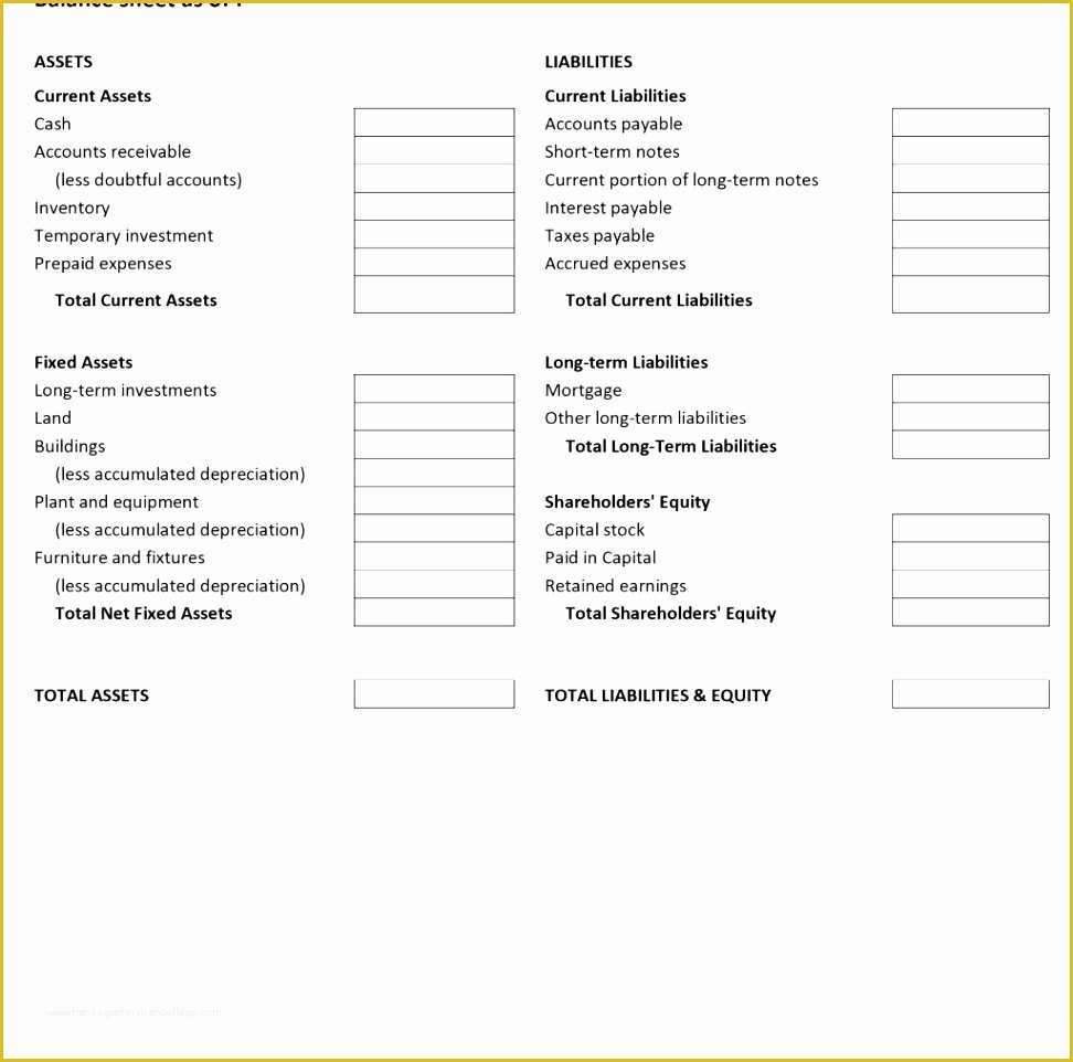 Free Simple Balance Sheet Template Of Basic Balance Sheet Seamstress