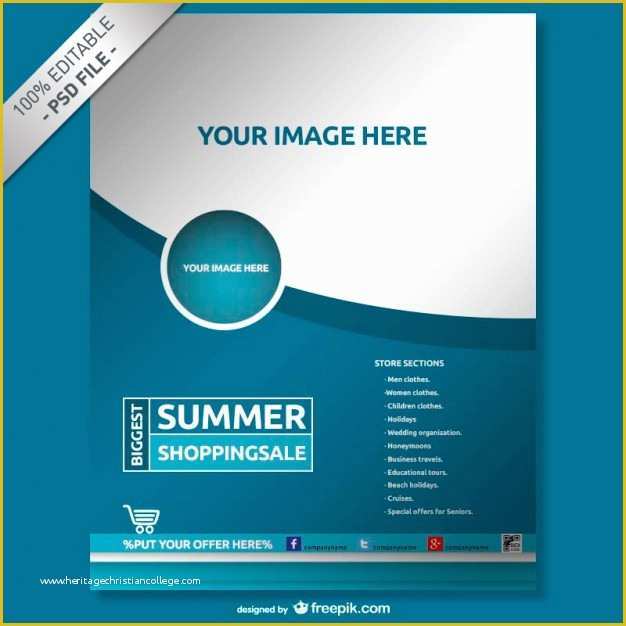 Free Simple Brochure Templates Of Flyer Vectors S and Psd Files