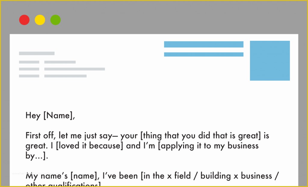 Free Simple Email Template Of How A Simple Cold Email Makes Networking Easy