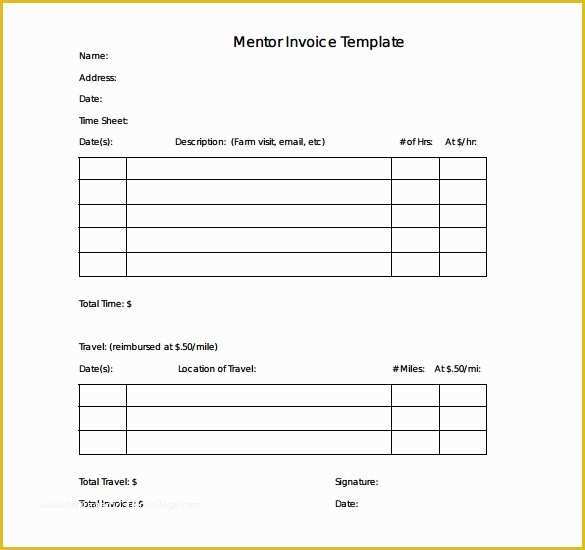 Free Simple Invoice Template Pdf Of 10 Simple Invoice Templates to Download