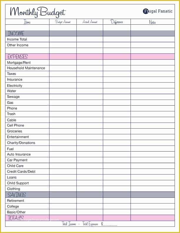Free Simple Monthly Household Budget Template Of 10 Bud Templates that Will Help You Stop Stressing