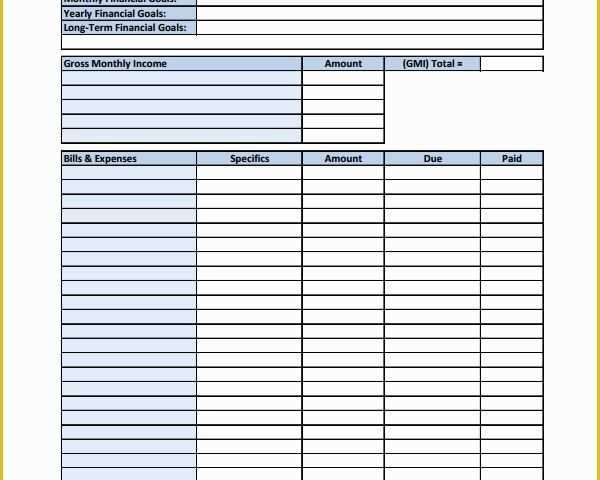 Free Simple Monthly Household Budget Template Of Blank Home Bud Worksheet Blank Bud Sheetmemo