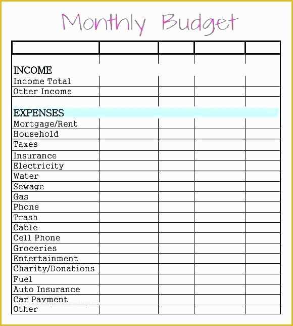 Free Simple Monthly Household Budget Template Of Excel Spreadsheet Example Monthly Bud Template Expense