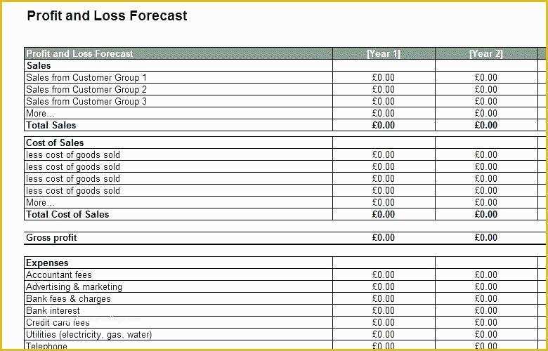 Free Simple Profit and Loss Template for Self Employed Of Examples Profit and Loss Statements Free Simple