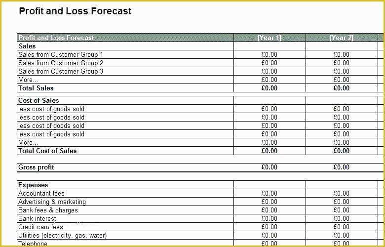 Free Simple Profit and Loss Template for Self Employed Of Examples Profit and Loss Statements Free Simple