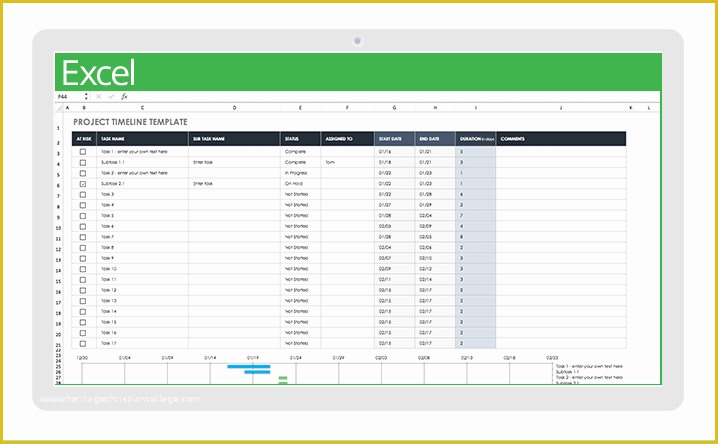 Free Simple Project Timeline Template Excel Of Free Excel Project Management Templates