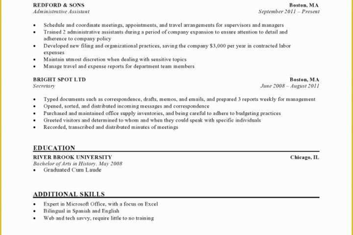 Free Simple Resume Templates Of Expert Preferred Resume Templates